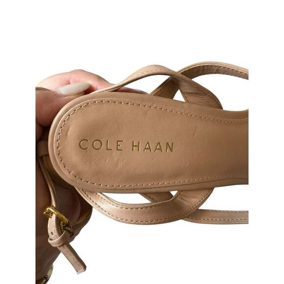 Cole Haan NEW Addie Strappy Sandals Camel Tan Neutral Women’s 8.5 Capsule - Picture 7 of 9